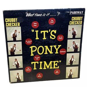 Chubby Checker It's Pony Time (Vinyl, 1961) Parkway P 7003 Good LP Record Album